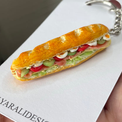 Healthy sandwich - Handmade - Clay