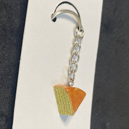 Keyring - Spekkoek - Handmade - Clay