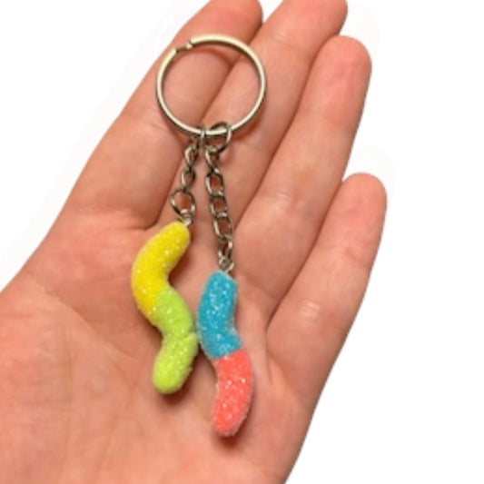 Sour Worms (2) - Handmade - Clay