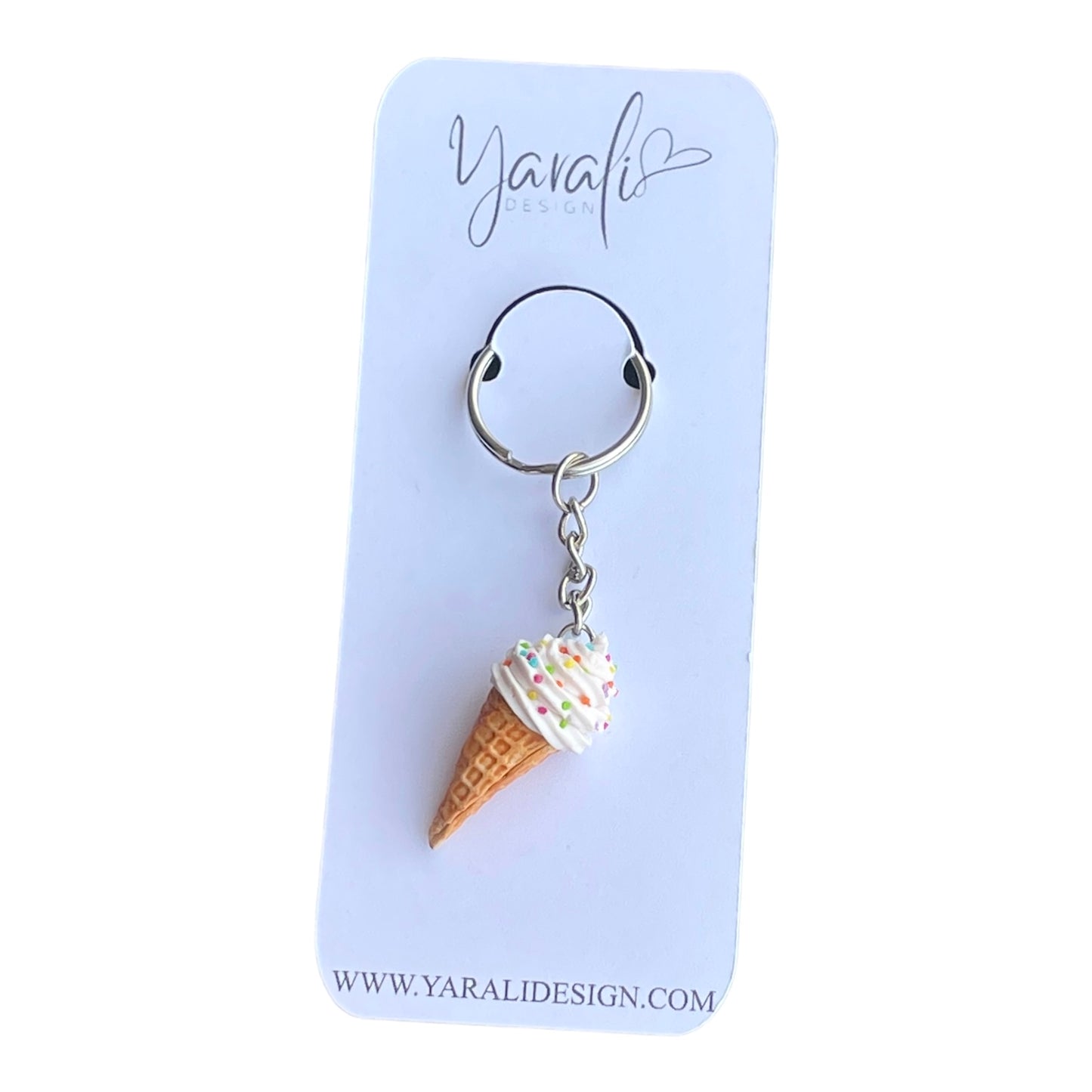 Soft Ice Cream Cone - Handmade - Clay