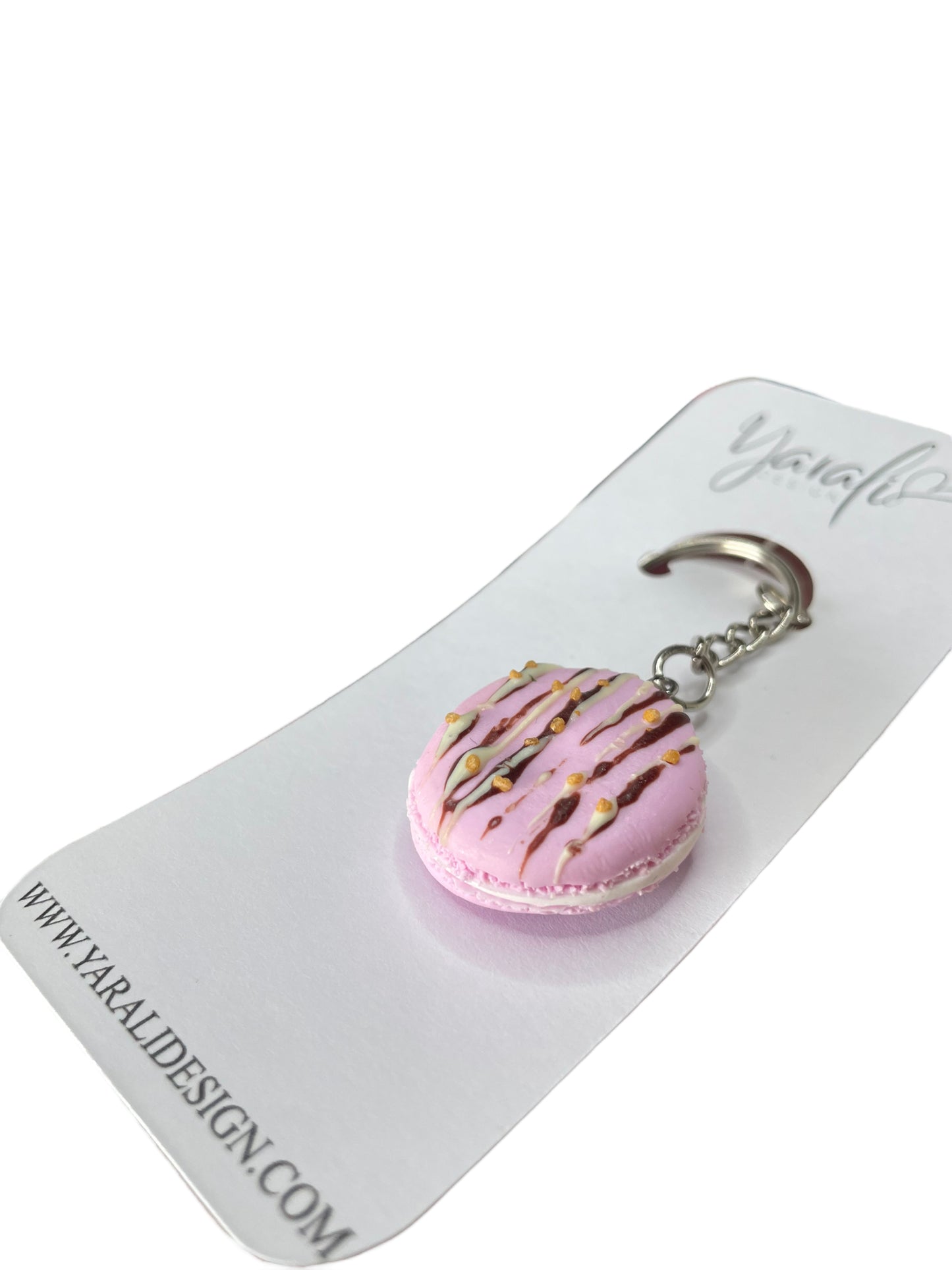 Pink macaron - Handmade - Clay