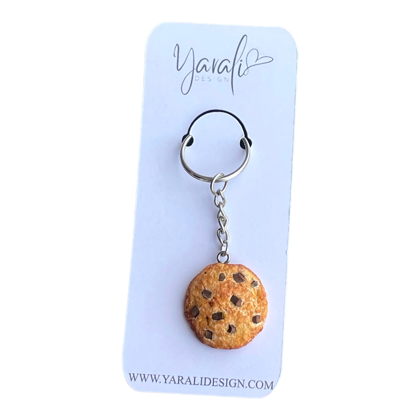 Chocolate chip cookie - Handmade - Clay