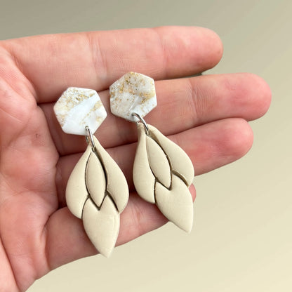 Earrings 'Tirza' - Handmade - Stainless steel